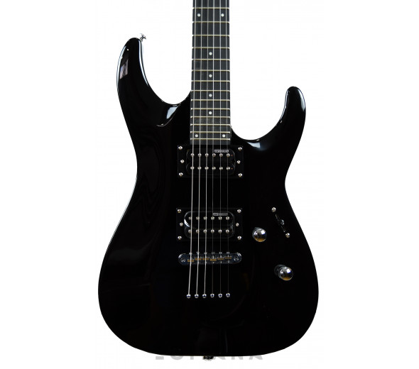 Guitarra Elétrica/Guitarras formato ST ESP  LTD MH-10 com saco Black 