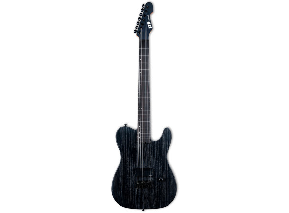 Guitarra elétrica barítono de 7 cordas/Guitarras formato ST ESP  LTD TE-1007 Baritone BB