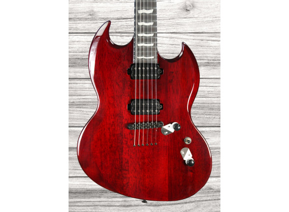 Guitarras Elétricas ESP Guitarras de formato Double Cut ESP  LTD Viper-1000 Black Cherry