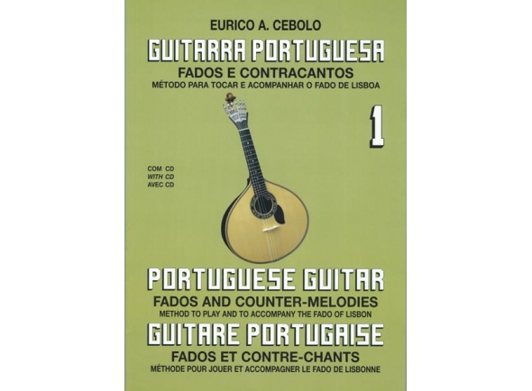 Livro de canções/Livros de guitarra Eurico A. Cebolo Guitarra Portuguesa 1  