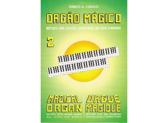 Livros de piano Eurico A. Cebolo Orgão Mágico 2 