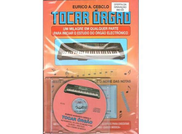 Método para aprendizagem/Livros de teclado Eurico A. Cebolo Tocar Órgão com CD 