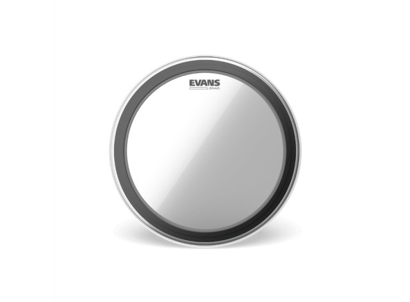EMAD Pele para Bombo 22 Evans  22 EMAD Clear Bass Drum BD22EMAD