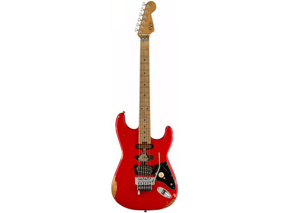  Guitarra elétrica/guitarras de autor EVH  Frankenstein Relic MN Red