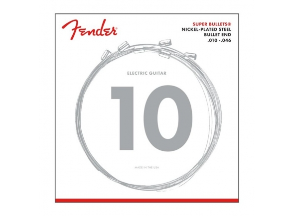 Jogos de cordas para guitarra elétrica Fender 3250 R 10-46 BULLET Jogos de cordas para guitarra elétrica Fender 3250 R 10-46 BULLET