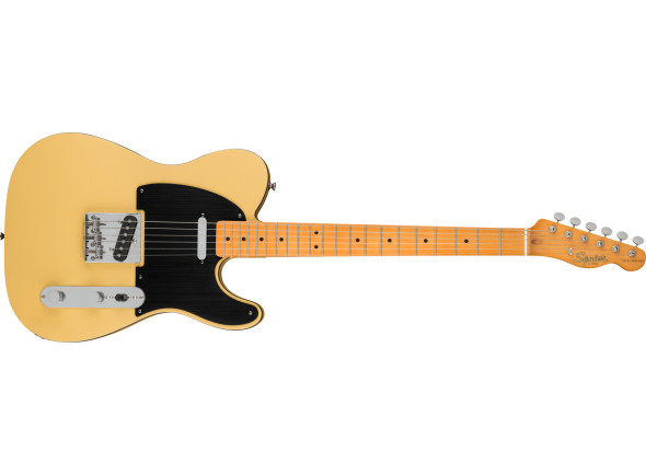 Guitarras Fender SQ 40th guitarras en forma de T Fender  40th Anniversary Vintage Edition Maple Fingerboard Black Anodized Pickguard Satin Vintage Blonde