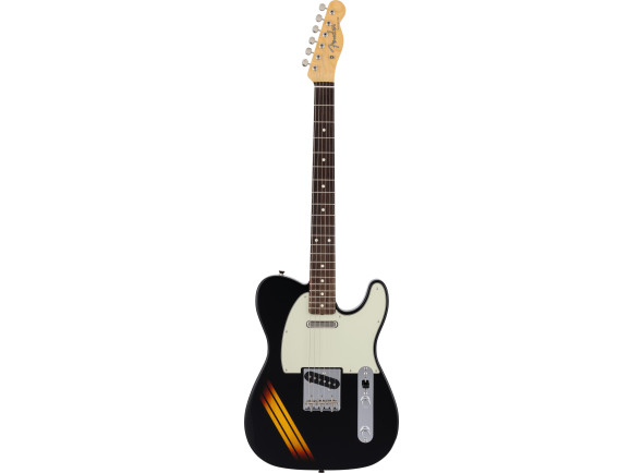 telecaster fender Guitarra Elétrica formato T/Guitarras formato T Fender 60s Telecaster Rosewood Fingerboard Black / 3-Color Sunburst