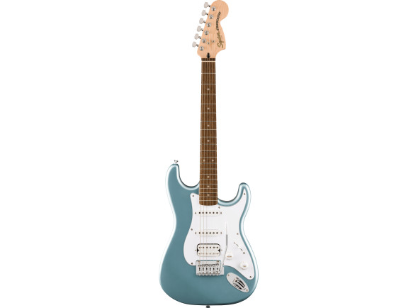 guitarra junior  Guitarra elétrica/guitarras formato ST Fender  Affinity Series Stratocaster Junior HSS Laurel Fingerboard White Pickguard Ice Blue Metallic