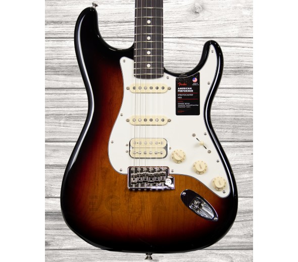 Guitarras Fender American guitarras formato ST Fender American Perf Stratocaster HSS RW 3-Color Sunburst 