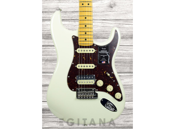 B-stock Guitarras formato ST Fender  American Professional II HSS Maple Fingerboard Olympic White B-Stock