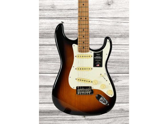  Guitarra elétrica/Guitarras formato ST Fender  American Professional II Roasted Maple Fingerboard Anniversary 2-Color Sunburst