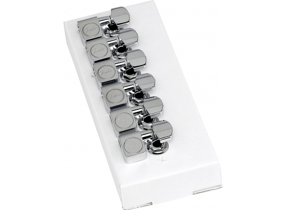 Guitarras Fender American Sistemas mecânicos 6L para guitarra elétrica Fender American Standard Tuners CHR Guitarras Fender American Sistemas mecânicos 6L para guitarra elétrica Fender American Standard Tuners CHR