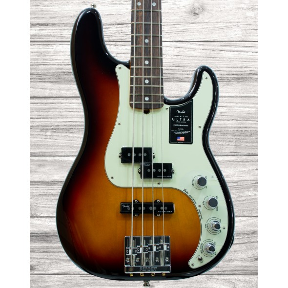 Baixo de 4 Cordas Fender American Ultra P Bass RW Ultraburst Baixo de 4 Cordas Fender American Ultra P Bass RW Ultraburst