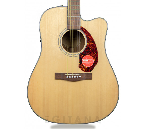 Guitarra Dreadnought/Guitarra Acústica Fender CD-140SCE Nat 