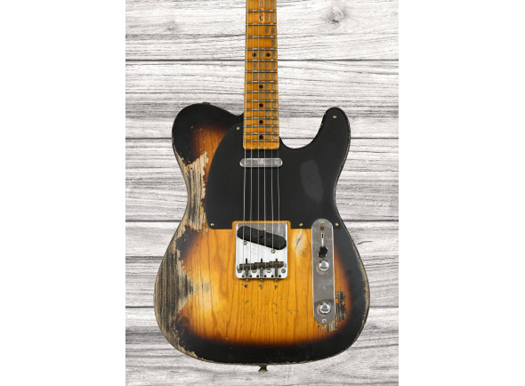 fender custom shop  Guitarra elétrica/guitarras en forma de T Fender Custom Shop 1952 Telecaster Super Heavy Relic Violín Desgastado