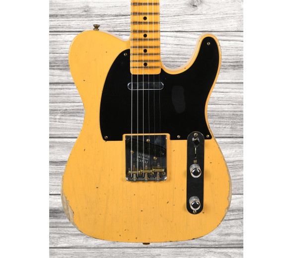Guitarras Fender Custom Shop Guitarras formato T Fender Custom Shop 52 Relic Maple Neck Aged Nocaster Blonde