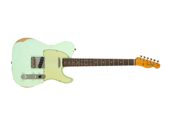 Guitarras Fender Custom Shop guitarras en forma de T Fender  Custom Shop 61 Telecaster Relic - Faded Aged Surf Green