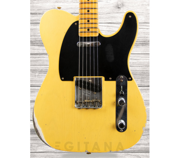 Fender Custom Shop Guitarra elétrica/Guitarras de formato T Fender Custom Shop 70th Anniversary Relic Broadcaster, Aged Blonde Fender Custom Shop Guitarra elétrica/Guitarras de formato T Fender Custom Shop 70th Anniversary Relic Broadcaster, Aged Blonde