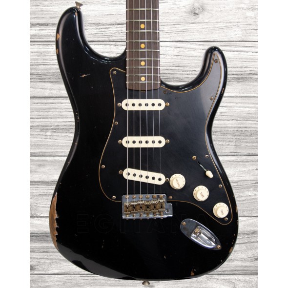 Fender Custom Shop Guitarras de formato ST Fender Custom Shop Dual-Mag Strat Black Roasted Relic Ltd. Fender Custom Shop Guitarras de formato ST Fender Custom Shop Dual-Mag Strat Black Roasted Relic Ltd.