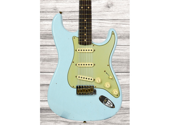 fender custom shop Guitarras formato ST Fender Custom Shop Limited Edition 59 Special Stratocaster Journeyman Relic Super Faded Sonic Blue