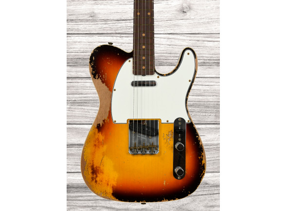 Fender Custom Shop Guitarras formato T Fender Custom Shop Limited Edition 59 Telecaster Super Heavy Relic Faded Chocolate 3TSB