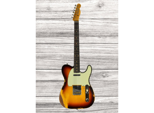 custom shop  Guitarra elétrica/guitarras en forma de T Fender  Custom Shop Limited Edition 60 Tele Custom Heavy Relic Chocolate 3TSB