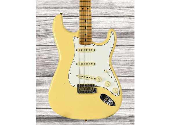 custom shop guitarras formato ST Fender  Custom Shop Limited Edition '69 Strat - Journeyman Relic - Aged Vintage White