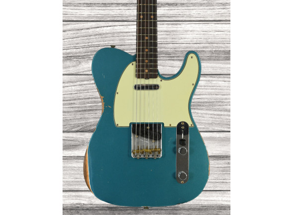 fender custom shop  Guitarra elétrica/guitarras formato ST Fender Custom Shop LTD 60 Tele Relic Aged Ocean Turquoise