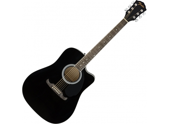 Guitarras Dreadnought Fender FA-125CE BLK