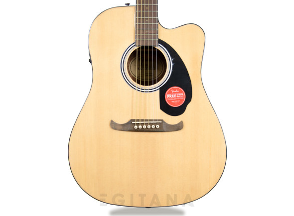 B-stock Guitarra acústica dreadnought/guitarras acorazadas Fender FA-125CE NAT  B-Stock