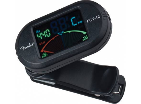 Fender FCT-12
Fender FCT-12 Chromatic Color Clip-On Tuner é compacto e fácil de operar mesmo em condições de estágio escurecido. Ele melhora os instrumentos usando um sensor de vibração incorporado para ajuste preciso e preciso mesmo em áreas ruidosas. A tela LCD brilhante e colorida com display de agulha de varredura fácil de ler gira 360 graus para facilitar a visualização. Os modos de afinação incluem: guitarra, baixo, ukulele, violino e cromática. Sintonização A0 - C8. A4 Range 430Hz-450Hz. Peso: 50 gramas. Alimentação: bateria CR2032 (incluída)
Fender FCT-12
Fender FCT-12 Chromatic Color Clip-On Tuner é compacto e fácil de operar mesmo em condições de estágio escurecido. Ele melhora os instrumentos usando um sensor de vibração incorporado para ajuste preciso e preciso mesmo em áreas ruidosas. A tela LCD brilhante e colorida com display de agulha de varredura fácil de ler gira 360 graus para facilitar a visualização. Os modos de afinação incluem: guitarra, baixo, ukulele, violino e cromática. Sintonização A0 - C8. A4 Range 430Hz-450Hz. Peso: 50 gramas. Alimentação: bateria CR2032 (incluída)