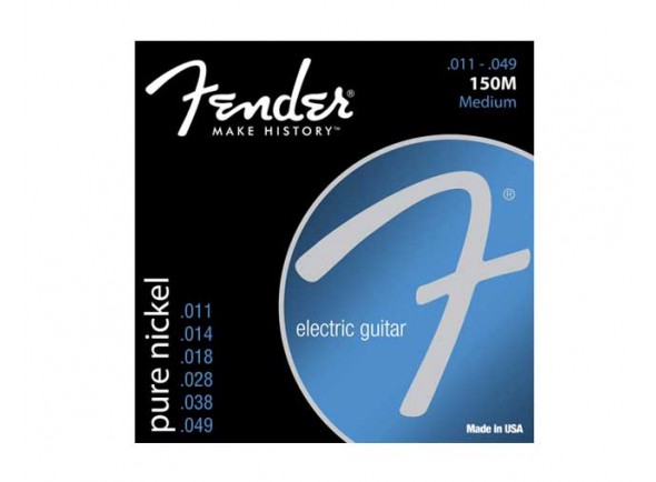 Jogos de cordas para guitarra elétrica Fender Jogo de Cordas 011 Guitarra Elétrica 150M Ball End Jogos de cordas para guitarra elétrica Fender Jogo de Cordas 011 Guitarra Elétrica 150M Ball End