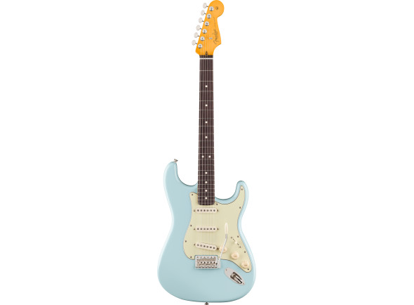 Fender American Professional Classic Guitarra Elétrica/guitarras formato ST Fender Edición Limitada American Professional Classic Stratocaster Silent System RW Azul Daphne