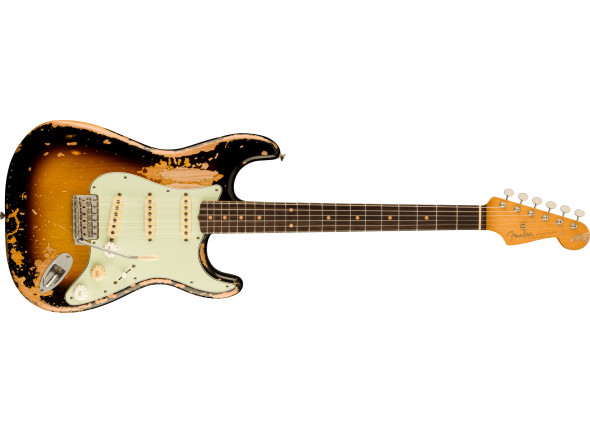  Guitarra elétrica/guitarras formato ST Fender  Mike McCready Stratocaster Rosewood Fingerboard 3-Color Sunburst