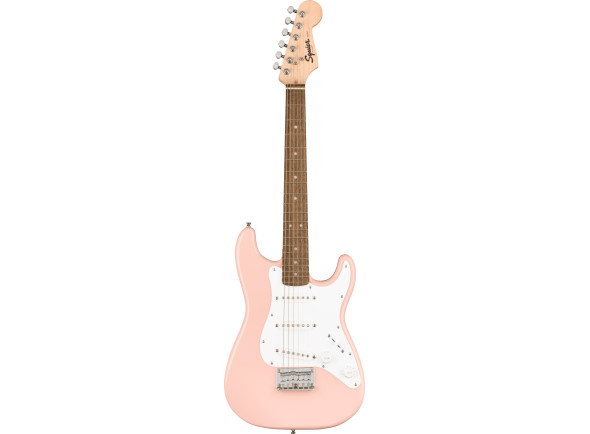 fender strato Guitarra elétrica/guitarras formato ST Fender Mini Stratocaster Laurel Fingerboard White Pickguard Shell Pink fender strato Guitarra elétrica/guitarras formato ST Fender Mini Stratocaster Laurel Fingerboard White Pickguard Shell Pink
