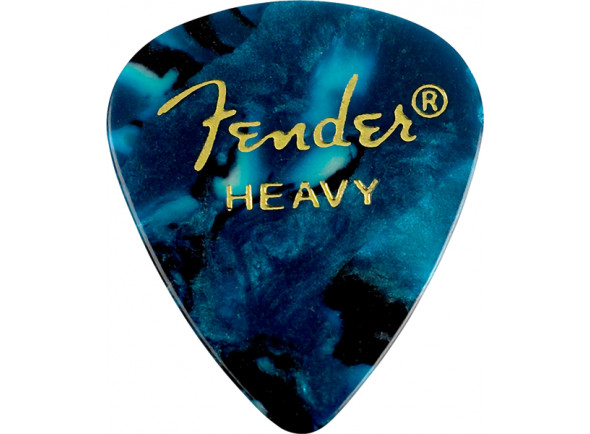 palhetas Palhetas/Palhetas para guitarra Fender Ocean Turq Pick Heavy
