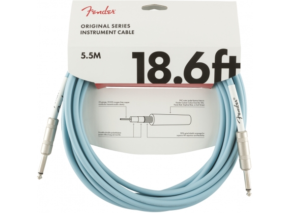 Cabo de instrumento/Cabo para Instrumento Fender Original Cable 5,5m DB