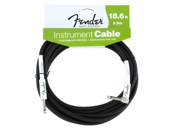 Cabo para Instrumento Fender Perfomance 5,5 mts Ângulo Cabo para Instrumento Fender Perfomance 5,5 mts Ângulo