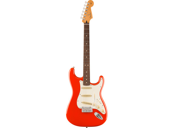 fender player ii stratocaster  Guitarra elétrica/Guitarras formato ST Fender  Player II Stratocaster Rosewood Fingerboard Coral Red