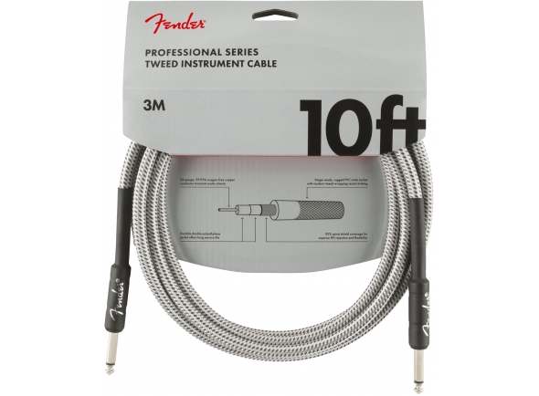 Cabo para Instrumento Fender Professional Series Tweed 3M