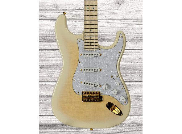 Guitarra Elétrica Stratocaster/Guitarras formato ST Fender  Richie Kotzen Stratocaster MN Transparent White Burst