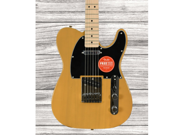 Guitarras Fender Squier Affinity Guitarras formato T Fender Squier Affinity Series Maple Fingerboard Black Pickguard Butterscotch Blonde
