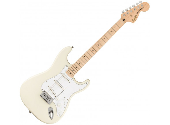 Guitarras Fender Squier Affinity Guitarras formato ST Fender Squier Affinity Series MN WPG Olympic White
