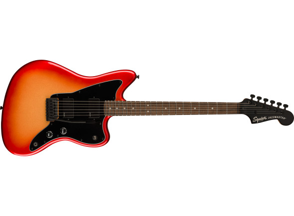 Outros formatos Fender Squier Contemporary Active Jazzmaster HH Laurel Fingerboard Black Pickguard Sunset Metallic B-Stock