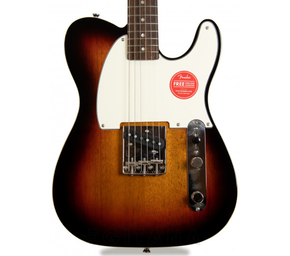 classic vibe guitarras en forma de T Fender  Squier FSR Classic Vibe 60s Custom Esquire LRL PPG 3-Tone Sunburst