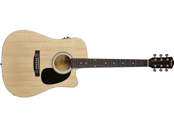 Guitarras Guitarra Dreadnought/Guitarra Acústica Fender Squier SA-105CE Natural 