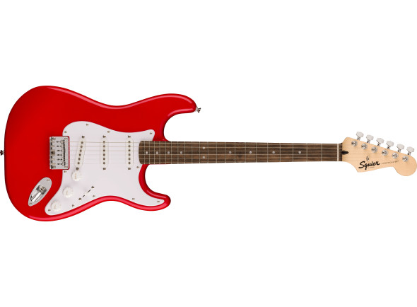 Guitarras Eletricas Fender Squire Sonic Guitarras formato ST Fender Squier Sonic HT Laurel Fingerboard White Pickguard Torino Red