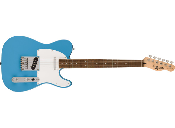 Guitarras Eletricas Fender Squire Sonic Guitarras formato T Fender Squier Sonic Laurel Fingerboard White Pickguard California Blue