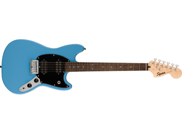 Guitarras Eletricas Fender Squire Sonic Outros formatos Fender Squier Sonic Mustang HH Laurel Fingerboard Black Pickguard California Blue