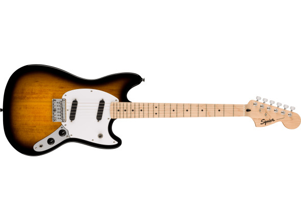 Guitarras Eletricas Fender Squire Sonic Outros formatos Fender Squier Sonic Mustang Maple Fingerboard White Pickguard 2-Color Sunburst